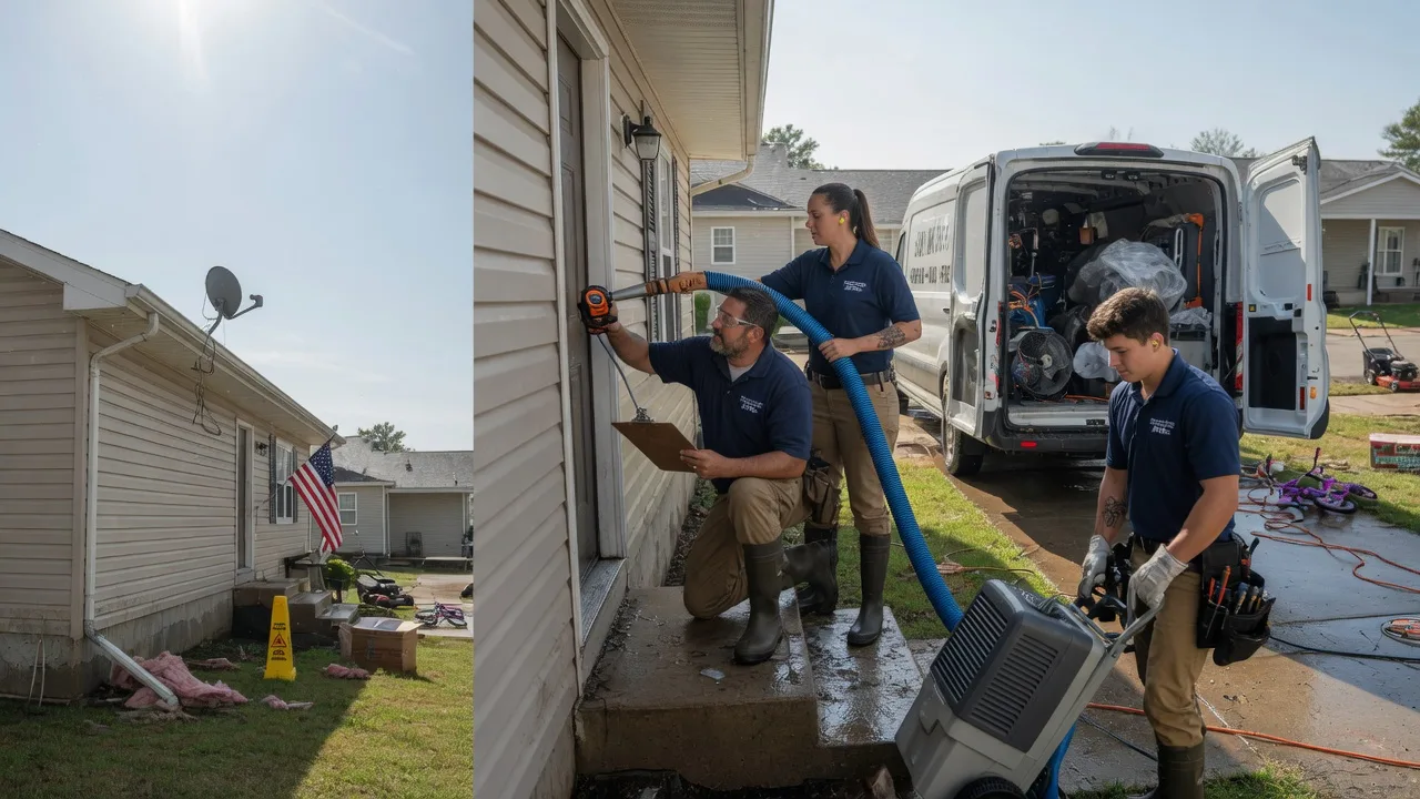 Ceiling Water Damage Restoration in Farmer City, IL near me